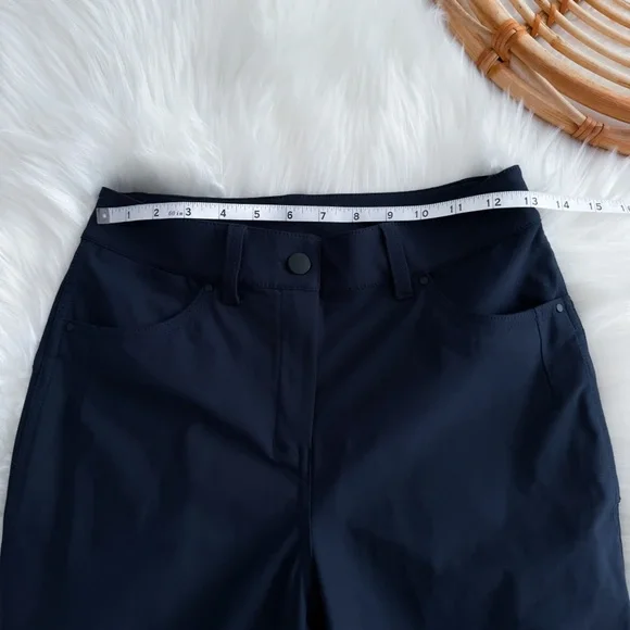 Lululemon City Sleek 5 Pocket High Rise  Pant 30" True Navy Dark Blue - Picture 13 of 16